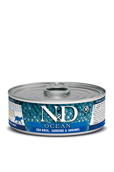 Farmina - N&D Ocean - Sea Bass, Sardine and Shrimp Recipe (Wet Cat Food)